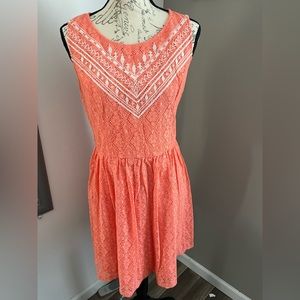 Xhilaration summer casual cocktail night dress lace